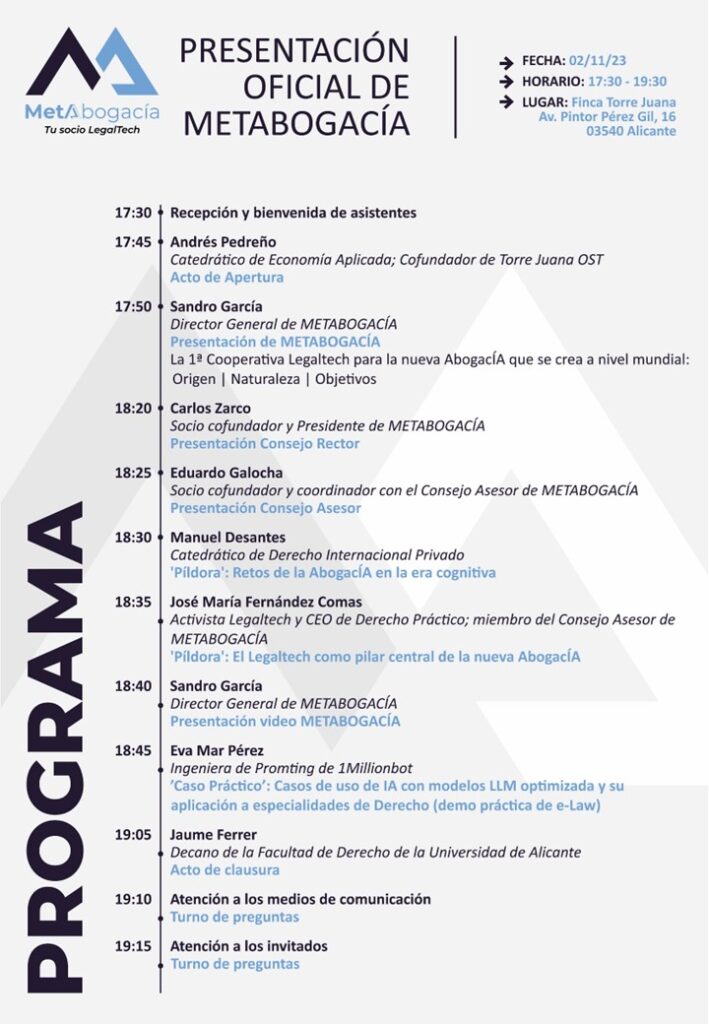 Programa Presentación METABOGACÍA